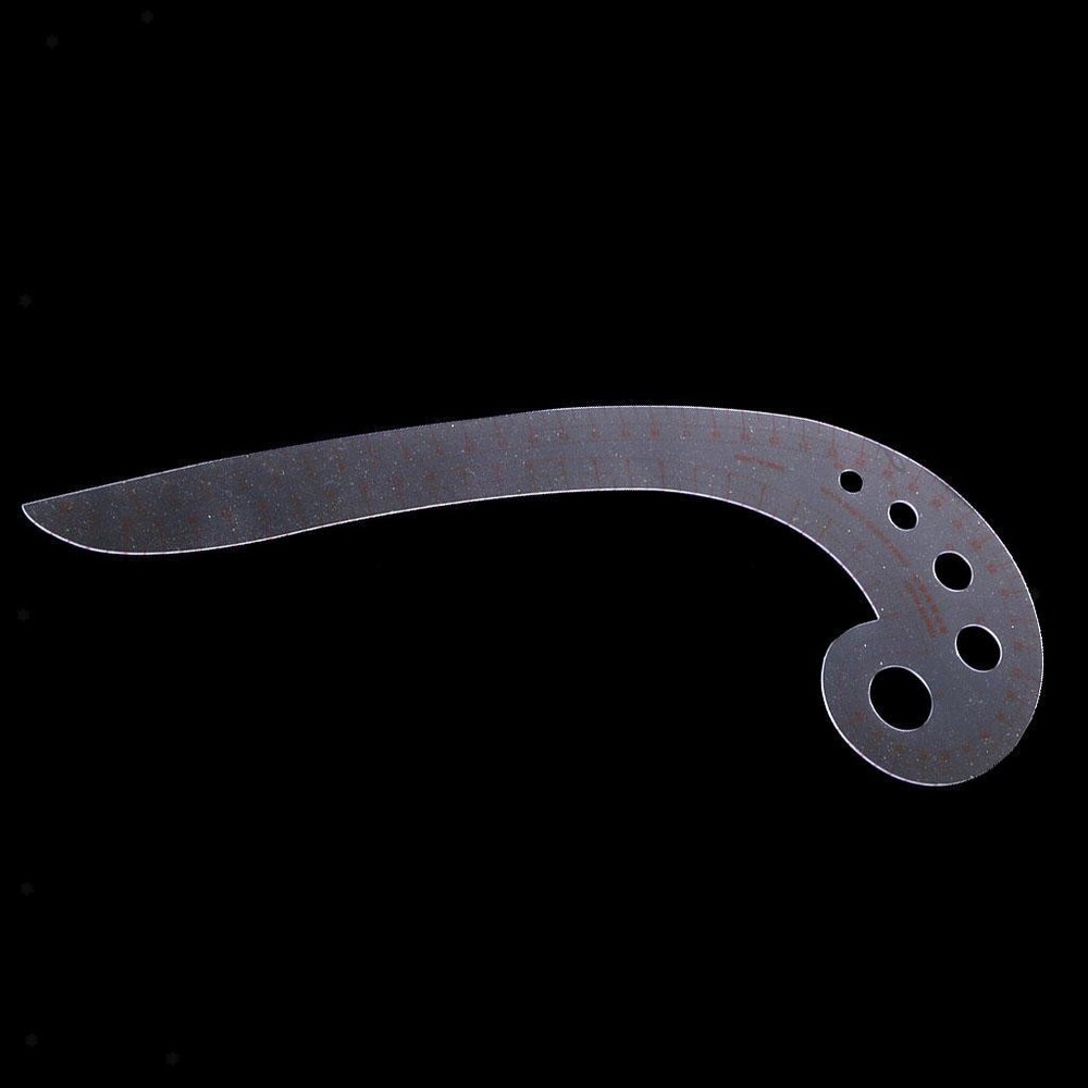 Comma Shaped Curve Ruler Styling Design Ruler