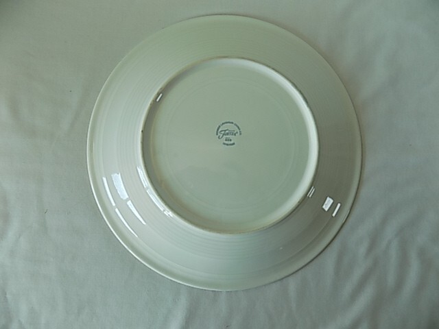 FIESTA WARE ADVERTISEMENT AD CHOP PLATE