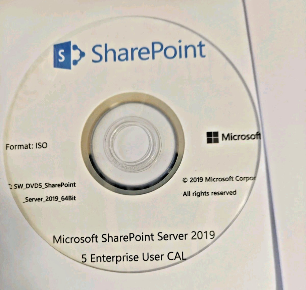 Microsoft SharePoint Server 2019 - On-Premises Software License