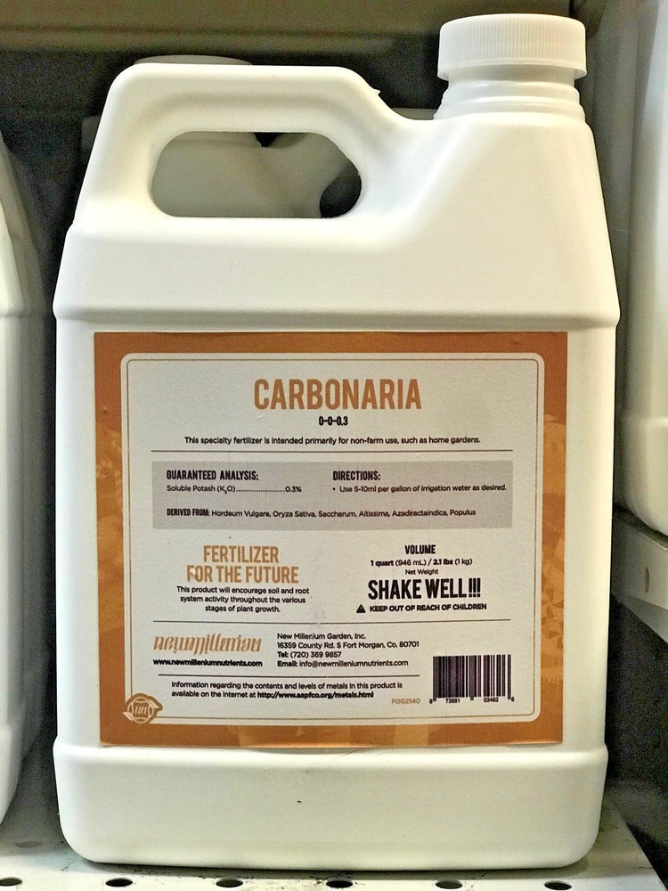 New Millenium Nutrients CarbOnaria Quart 32 Oz