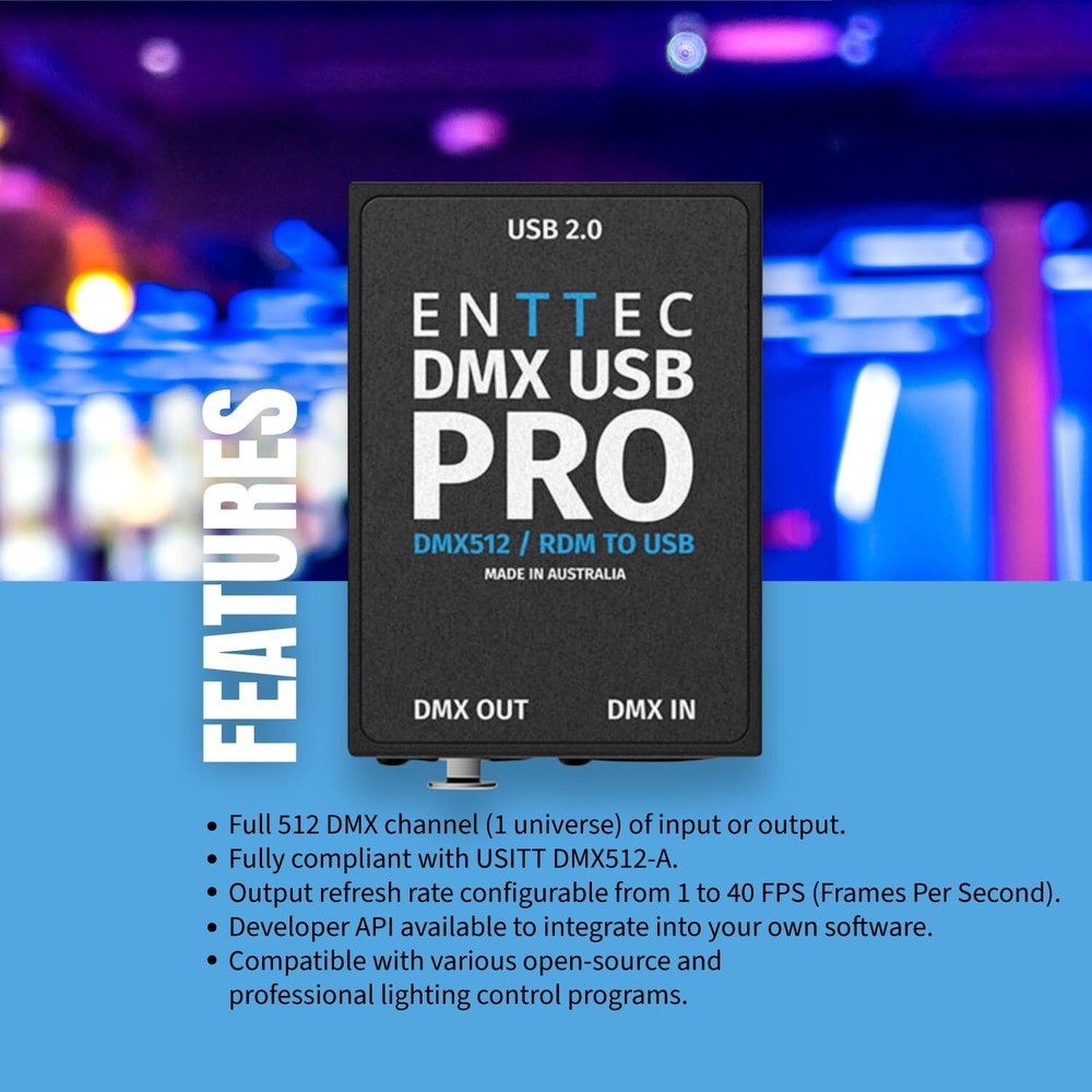 ENTTEC DMX USB Pro 512-Ch USB DMX Interface