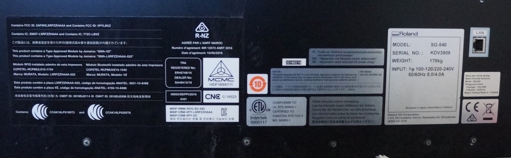 Roland SG-540 TrueVIS
