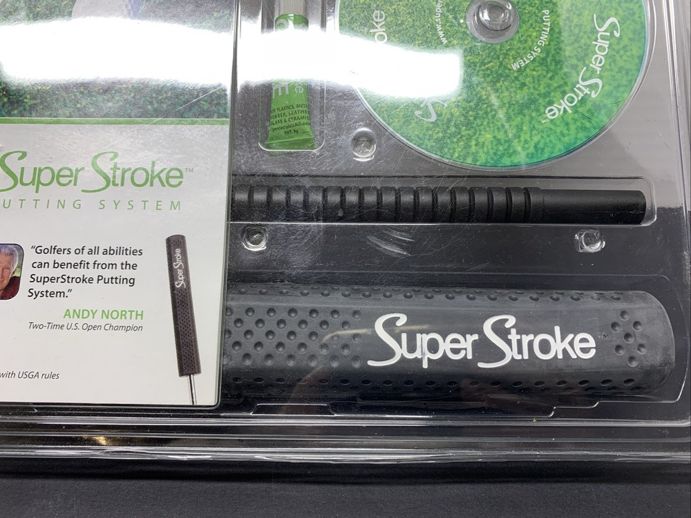 Super Stroke Putting System Golf Training System Golf Putter Grip Kit w/CD - New