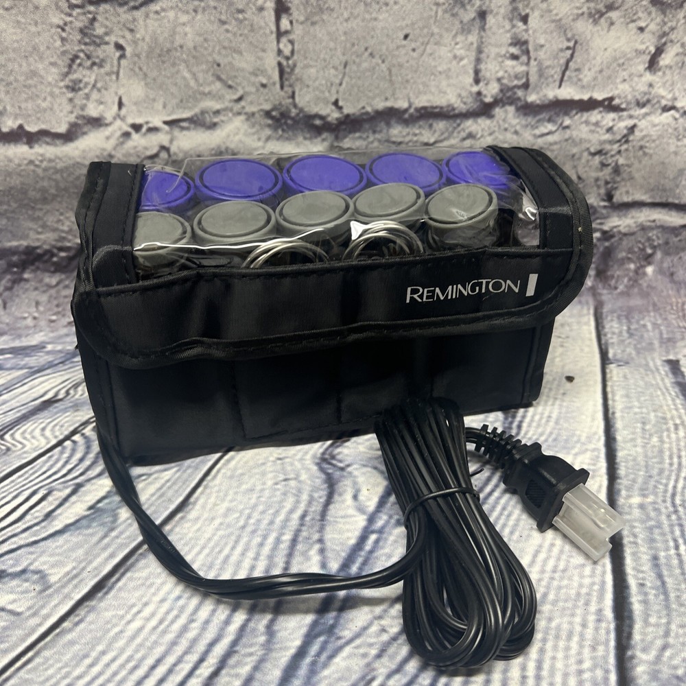 Remington Compact Ceramic Ionic Hot Rollers w/Travel Case Prem Model NIB Opened