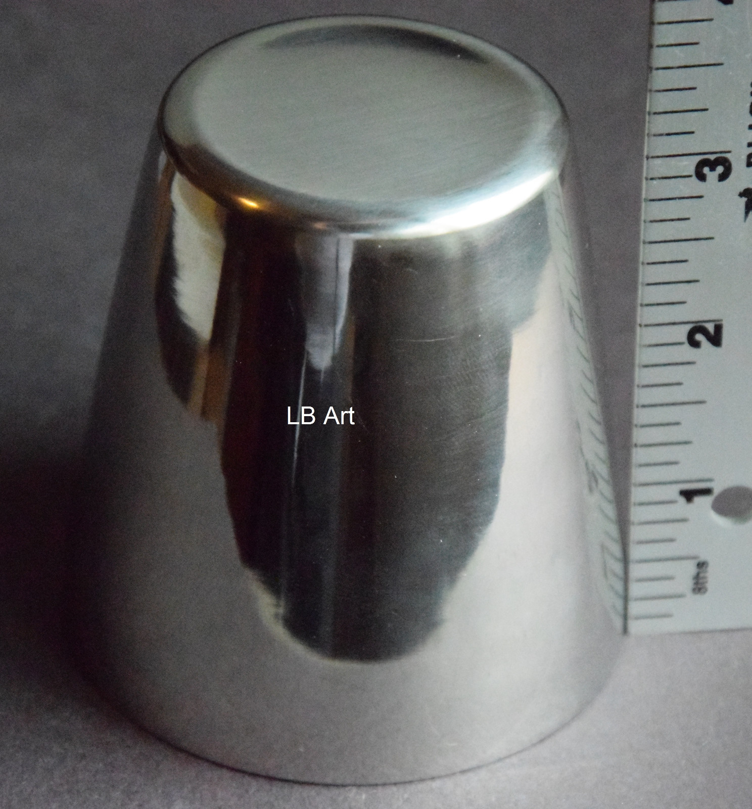 New Mini 3" Tall Stainless Steel Fused Glass Drape Floral Former Slumper Mold