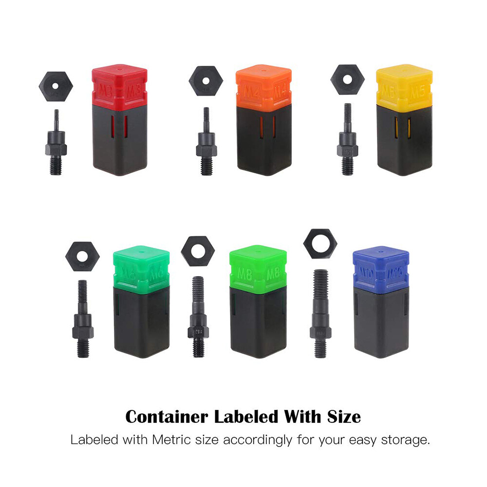 180PC Rivet Gun Nut Kit Rivnut Setting Tools NutSert Tool Hand Blind Riveter 13"