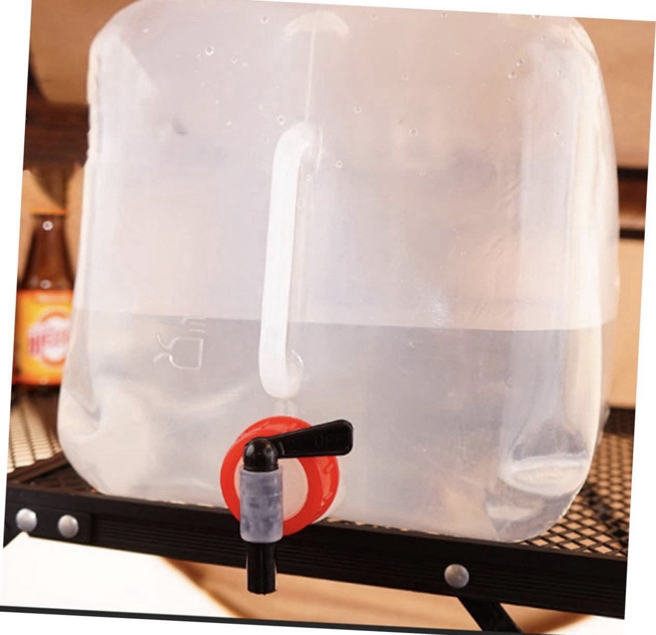 2Pack 10 Gallon Collapsible Water Container Storage Jug w/Spigot Outdoor Camping