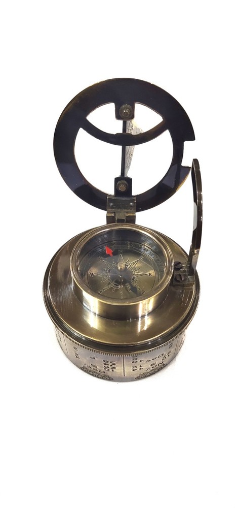 sundial compass solid brass sundial compass pocket transit compass maritime