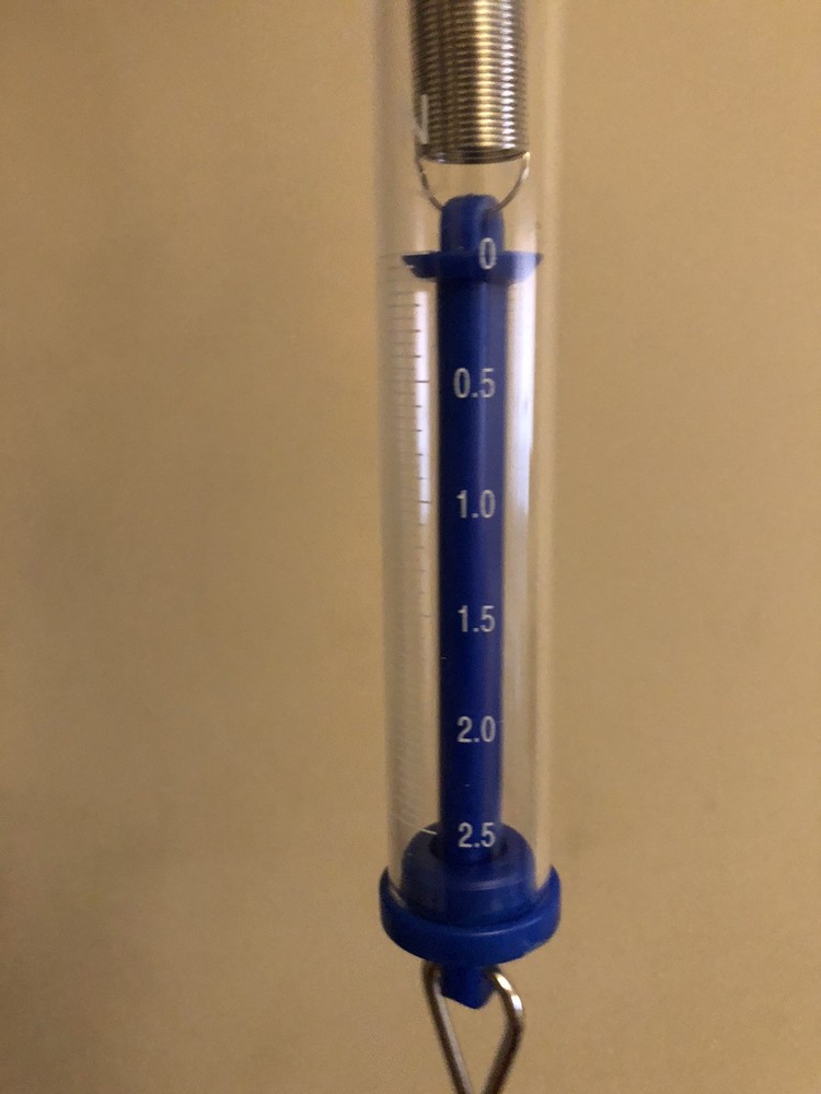 Hanging Tubular Spring Scale