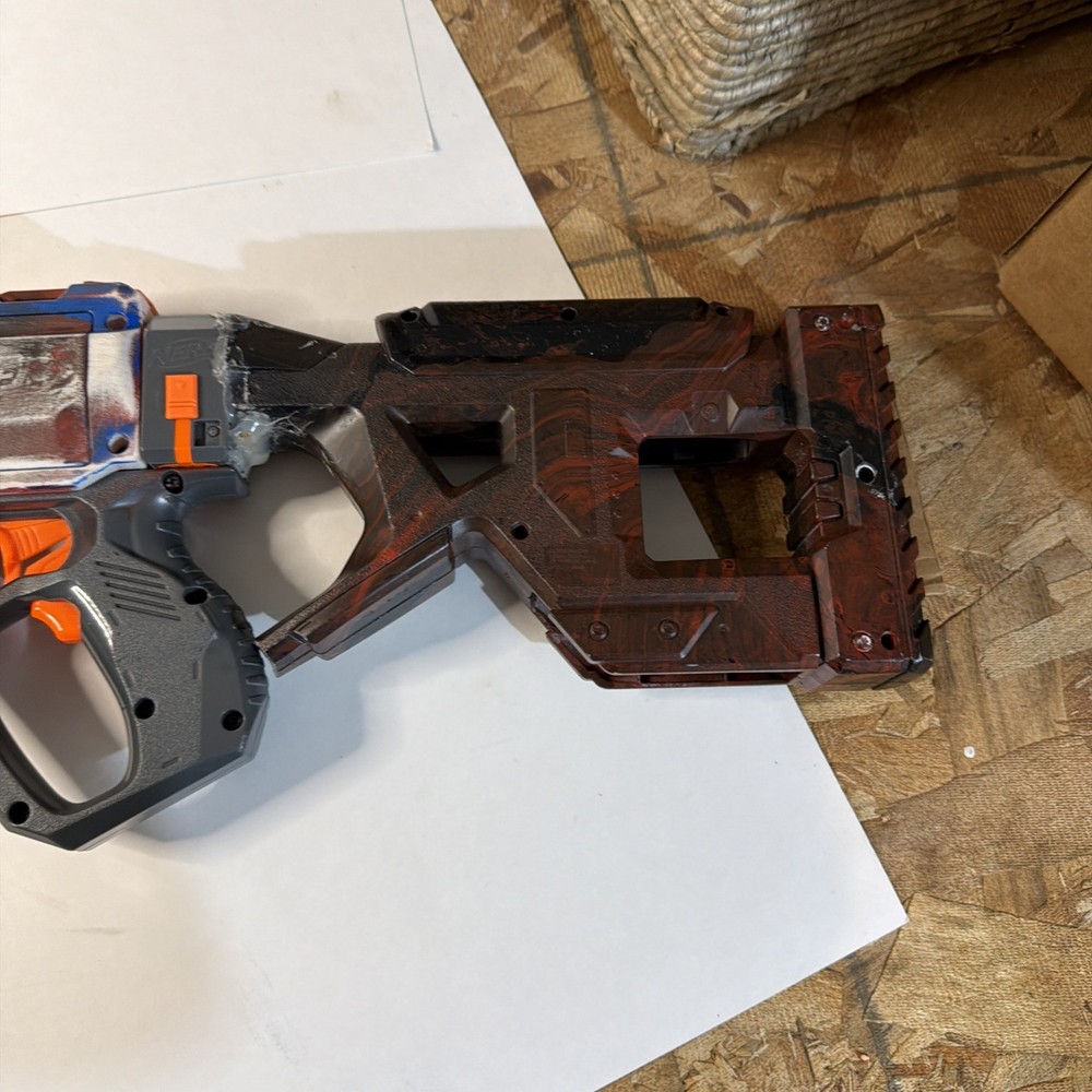 NERF N-Strike Modulus REGULATOR CUSTOM PAINT AND STOCK. (Tested)