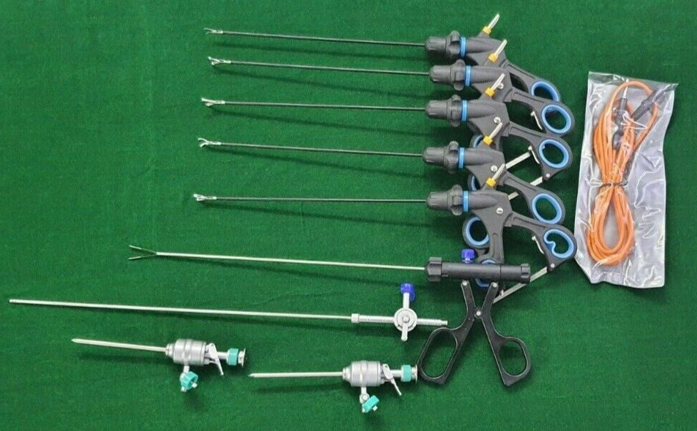 10pc Laparoscopic 3mm Instruments Set Laparoscopy Endoscopy Surgical Instruments
