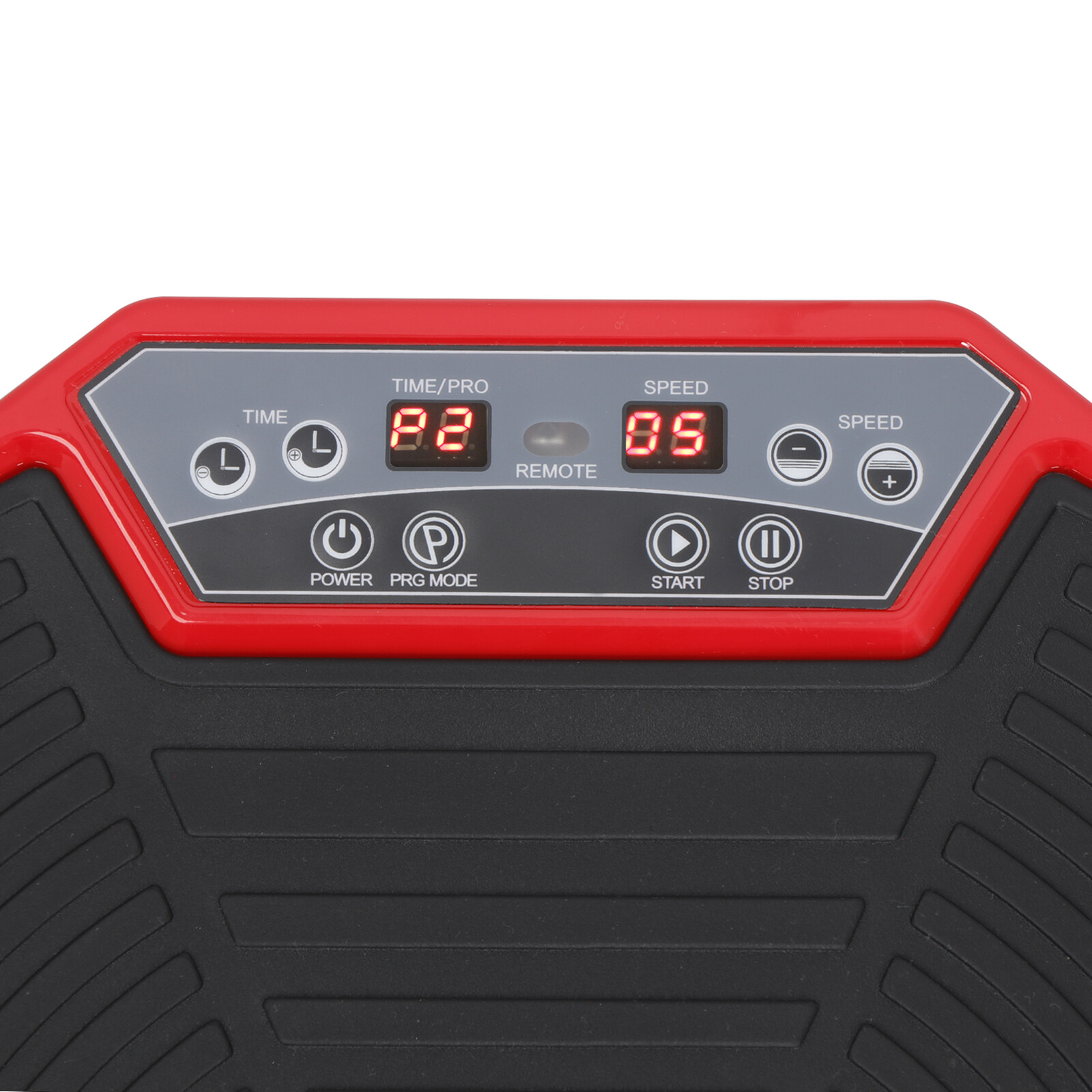 Vibration Platform Machine Crazy Fit Massage Full Body Fitness W/Bluetooth Red