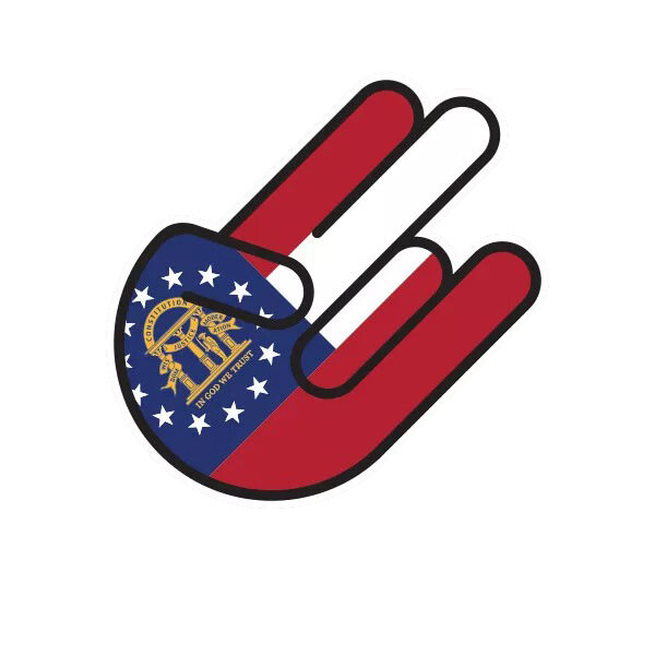 Georgia Shocker Sticker Decal