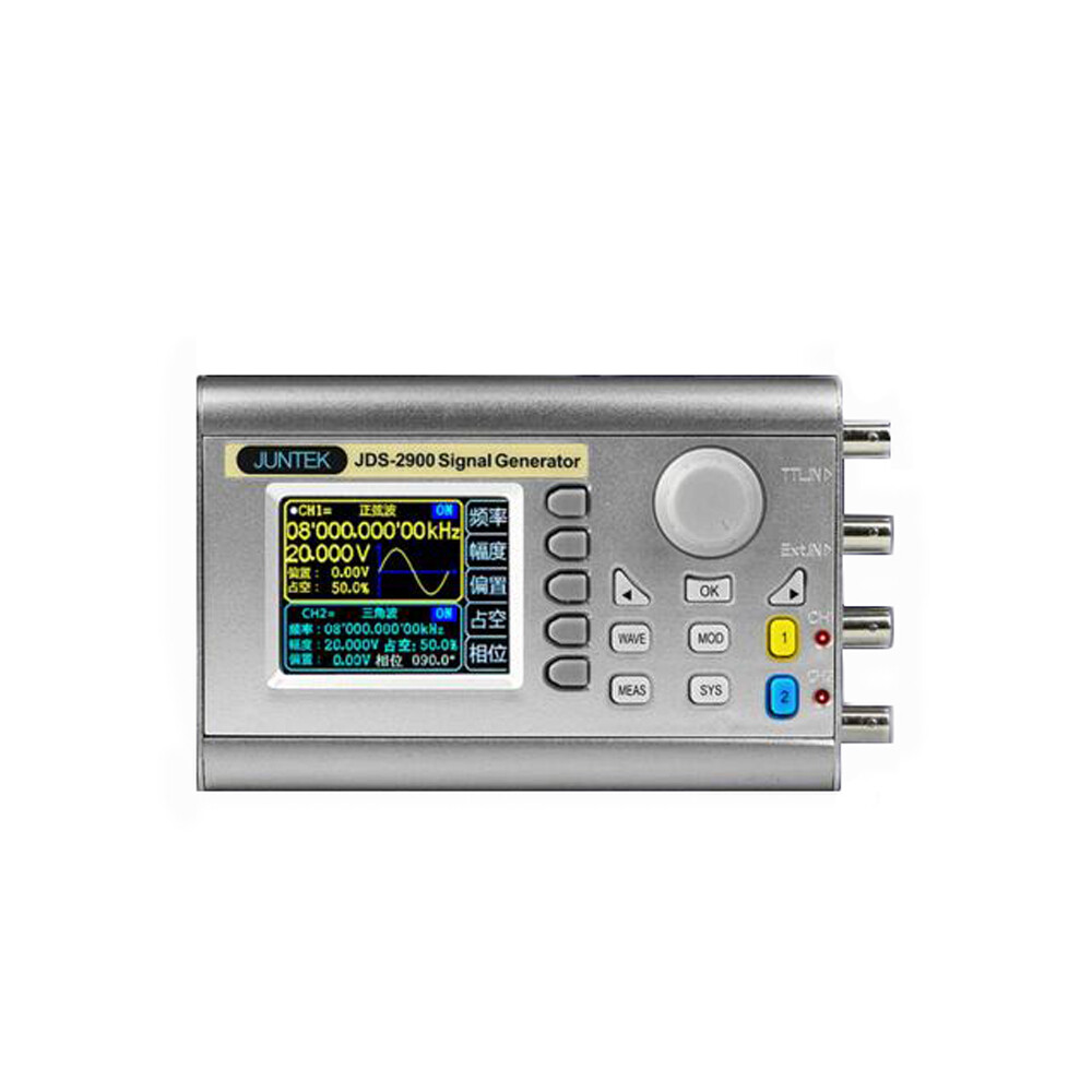 CNC Dual Channel DDS  Arbitrary Waveform Signal Generator Pulse Frequency Meter