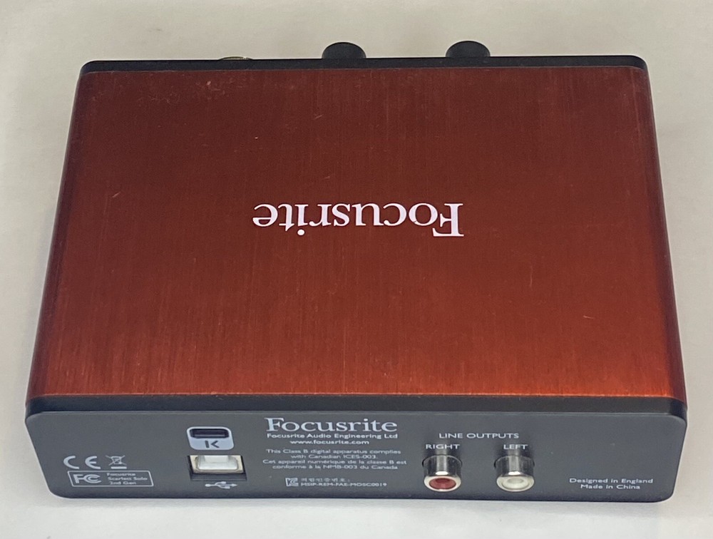 Focusrite Scarlett Solo Studio (2nd Gen) USB Audio Interface-Recording Bundle