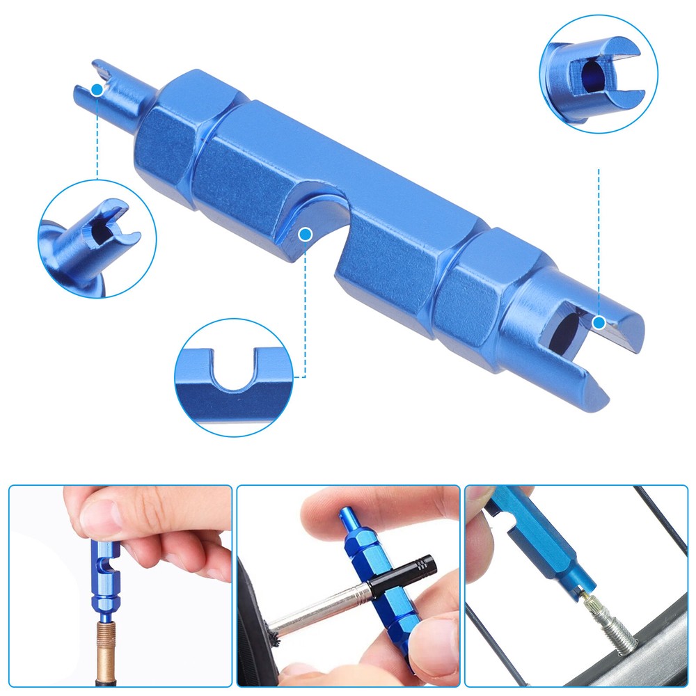 Quick Change Tire Valve Tool Kit Tire Valve Stem Core Quickly Replacement Tool