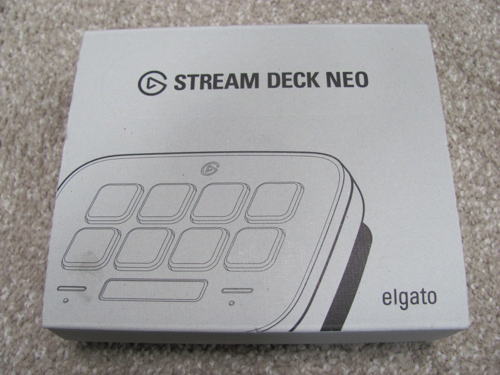 Elgato Stream Deck Neo – 8 Customizable Keys, 2 Touch Points, Speed Through Task