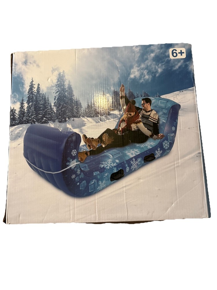 1 Inflatable Snow SledThickened Heavy Duty Sled