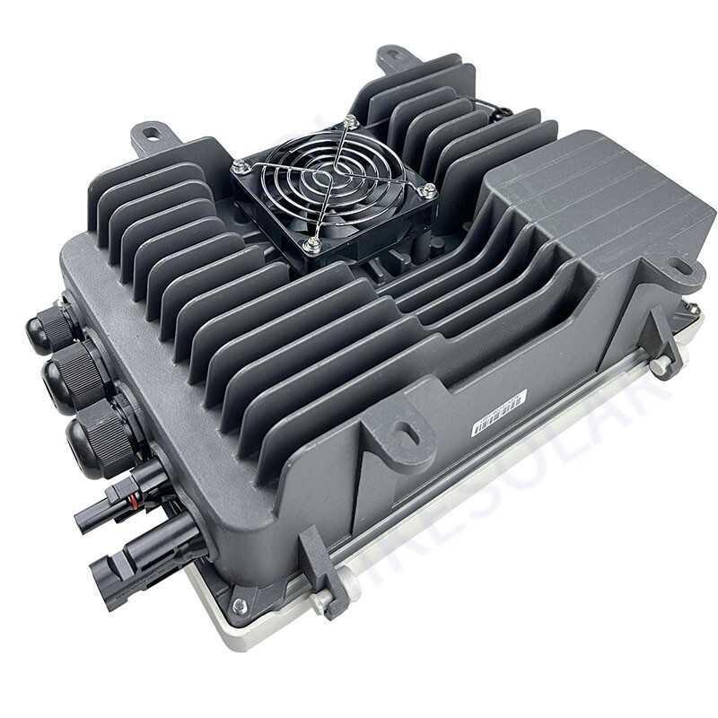 Hybrid Solar Water Pump 4" AC/DC 1300W 1.8HP Plastic Impeller Max Flow 10T/H