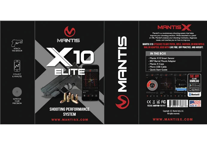 Mantis X10 Elite Shooting Performance System - Training Device 358