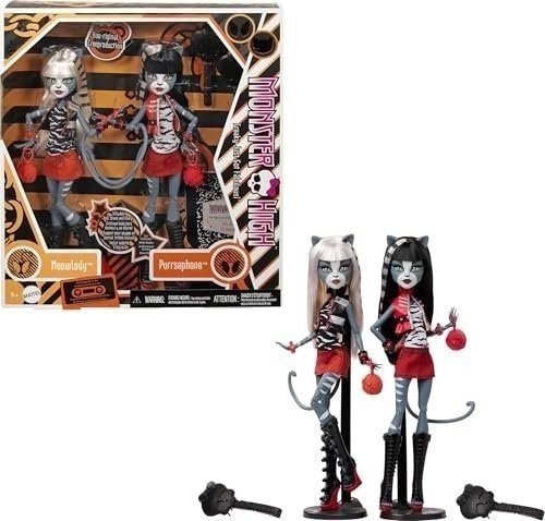 Mattel Monster High Boo-riginal Creeproduction 2-Pack Meowlody and Purrsephone