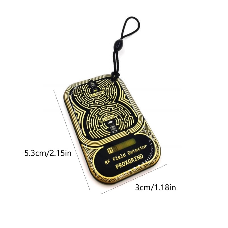 RFIDs Field Strength Tester Keychain with Indicator Light for Security Systems