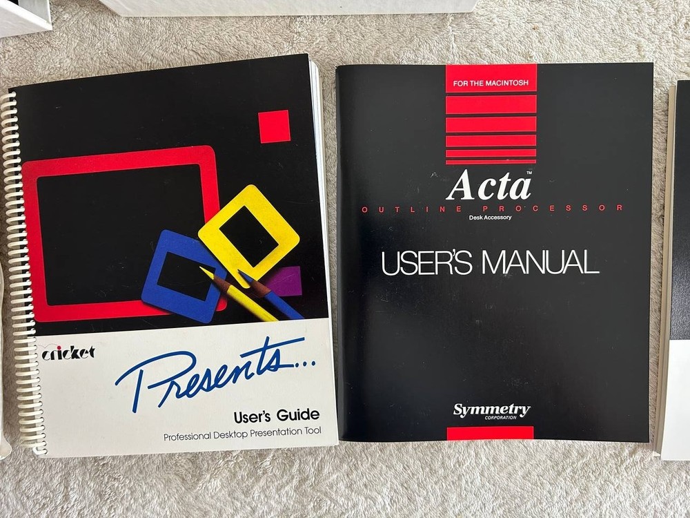 Cricket Presents. Professional Desktop Presentation. Vintage software Macintosh
