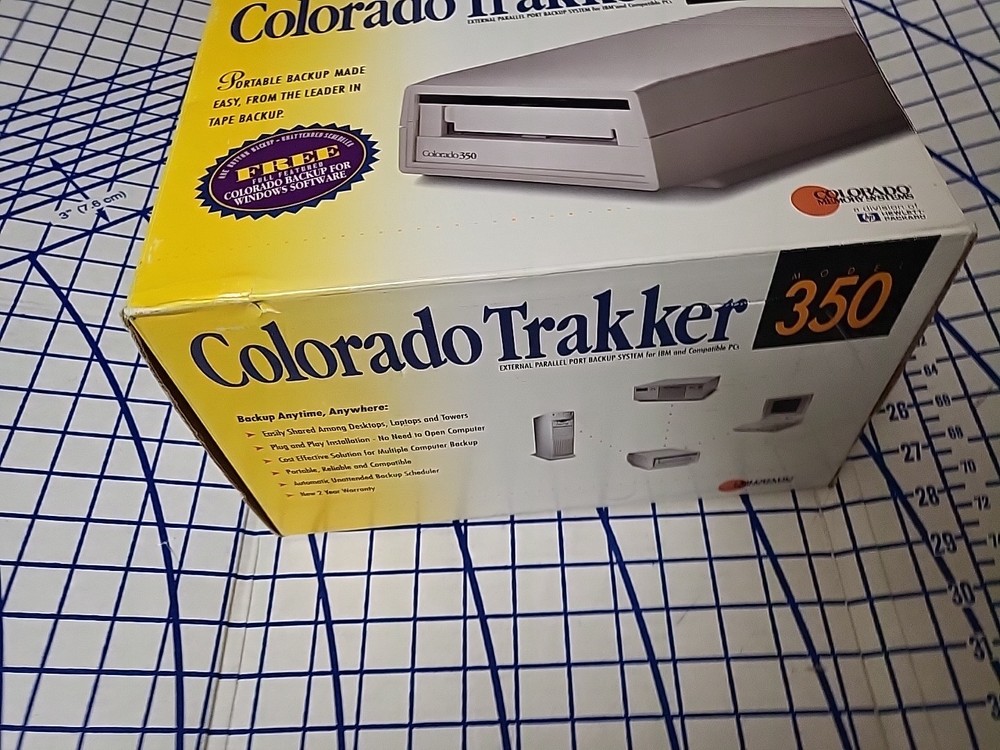 Colorado Trakker 350 External Parallel Port Backup System IBM