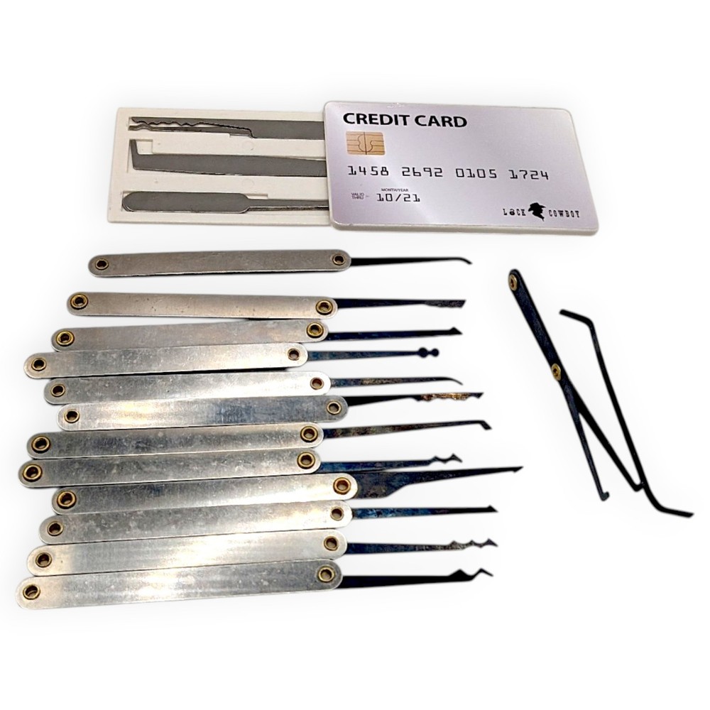 LOCK PICKING KIT TUBULAR LOCK PICK TRAINING SET