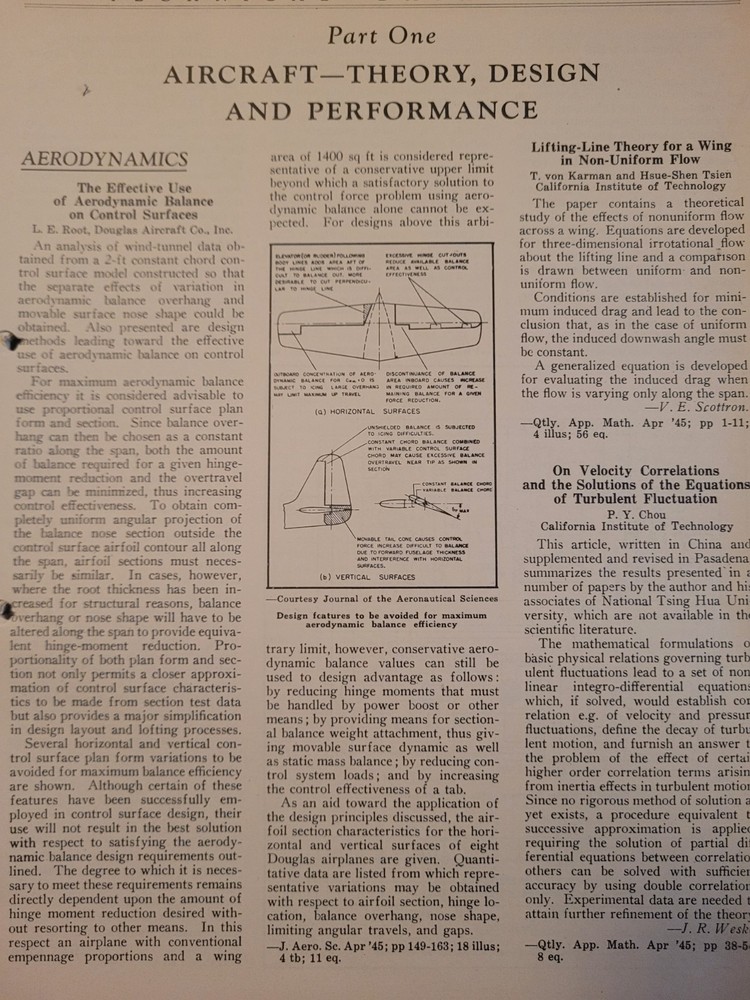 Rare Army Air Forces technical data Digest August 1945.
