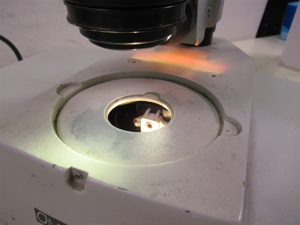 Omano Binocular Stereo Microscope with Boom Stand and Light Source