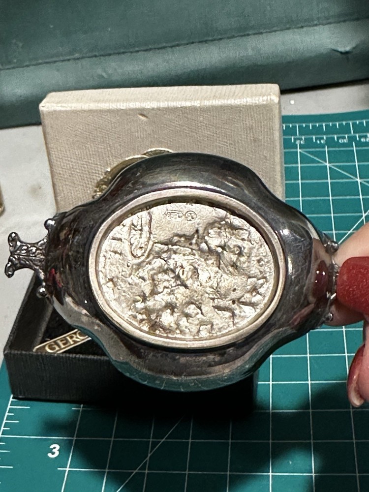 Wine Tasting Cup Salt Dip GERO Gerofabriek Danish Georg Nilsson Tastevin Silver