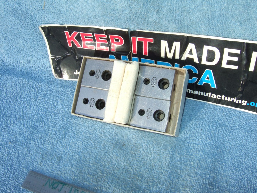 MOORE TOOL Co. BLOCKS (4)  BLOCKS PARALLELS TOOLMAKER MACHINIST INSPECTION set A