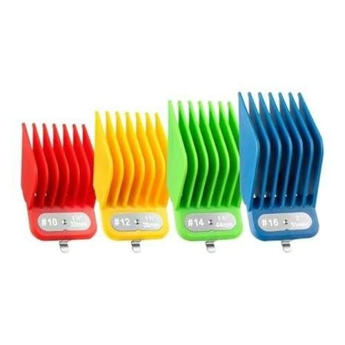 CLIPFIT Extra Long Clipper Guards Set Compatible with Andis Master #10-16