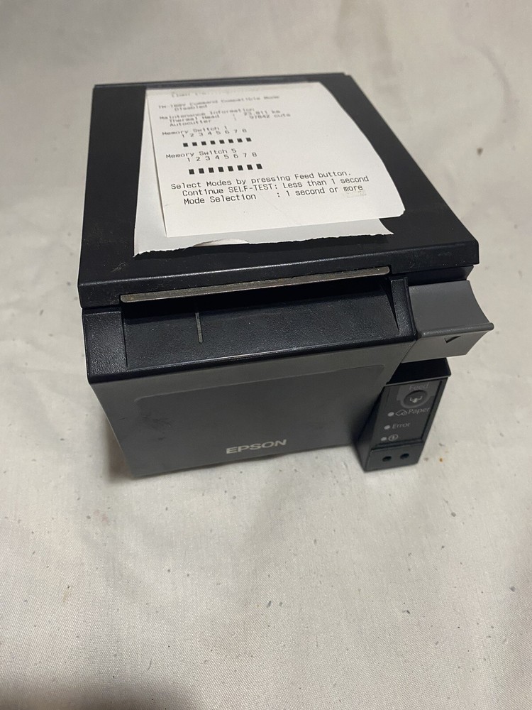 Epson TM-T70II / Model M296A Receipt Printer