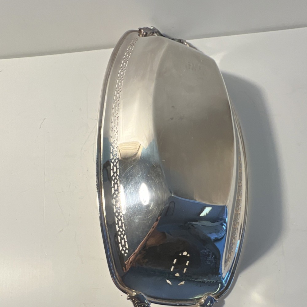 E.P.N.S. Silverplate Rectangular Ornate Platter Tray with Handles