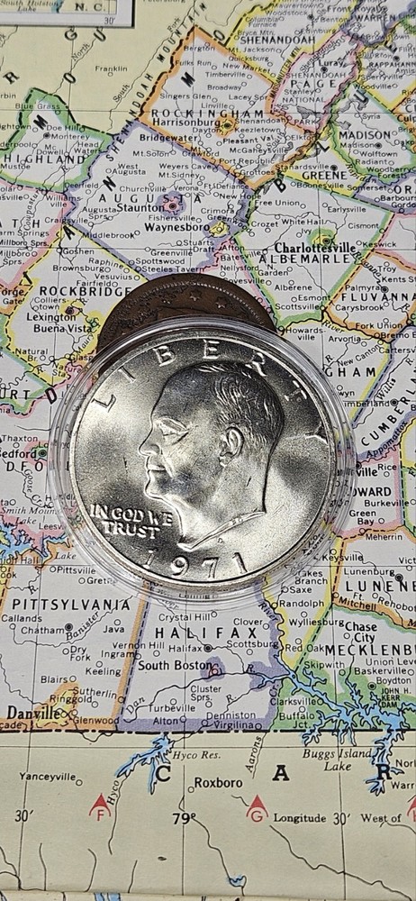 ICONIC IKE 1971-S Eisenhower Dollar 40% SILVER