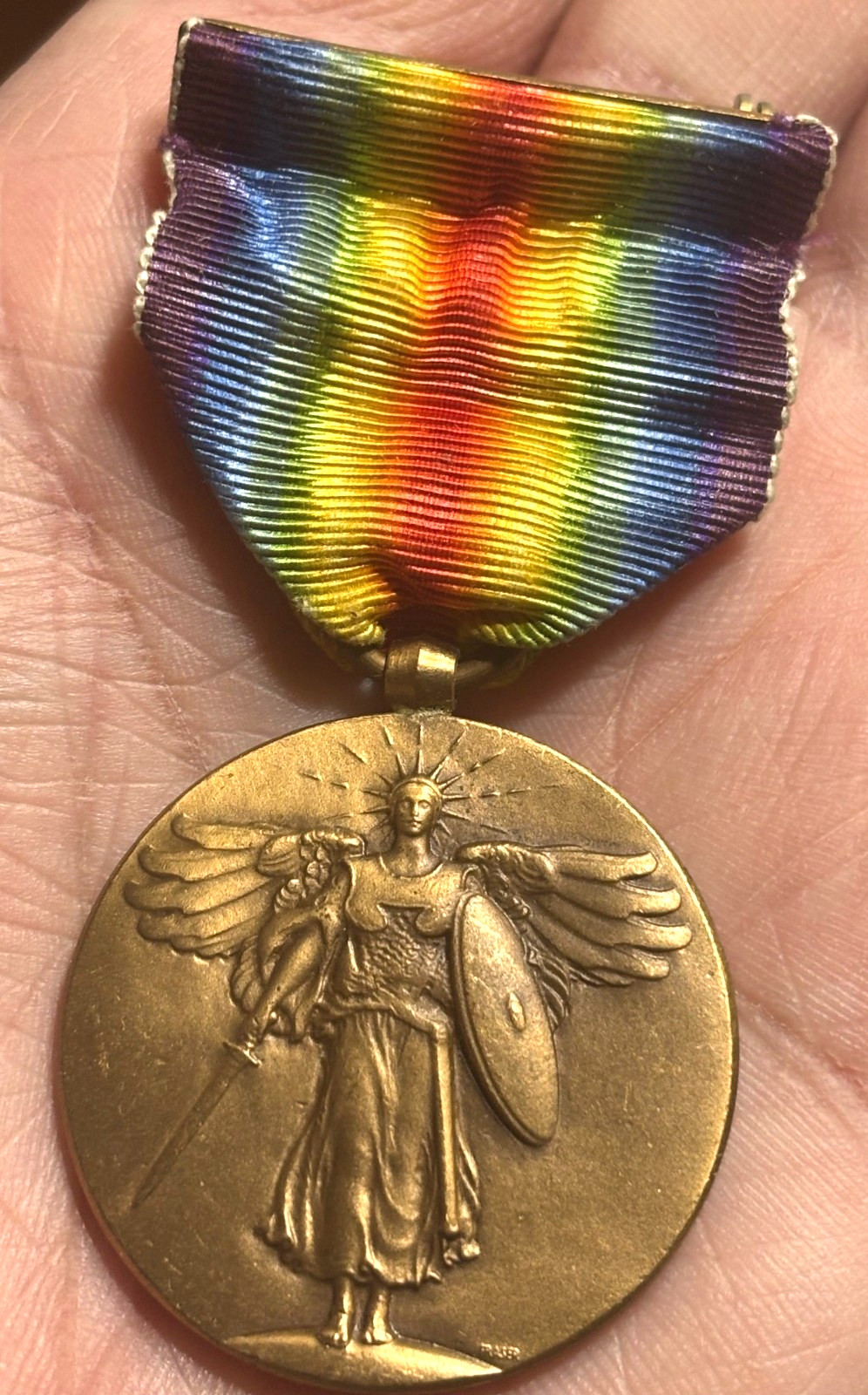 WWI Army Victory Medal W/ Original Box & Packaging SUPER RARE NOS NEW OLD STOCK