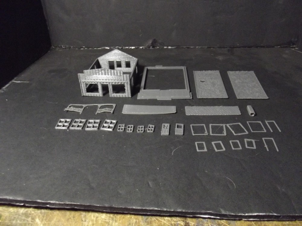 N Scale Old Western Cafe Kit 3D Printed. TA18
