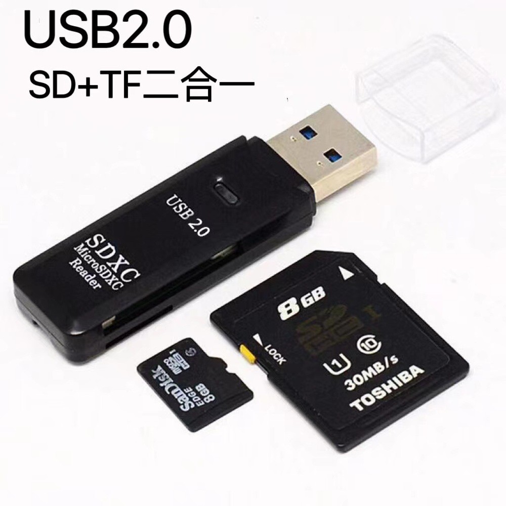 3Pcs USB 3.0 SD Card Reader for PC Micro SD to USB Adapter CardReader for Camera