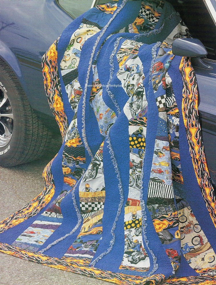 Tire Treads Quilt Pattern Pieced RW