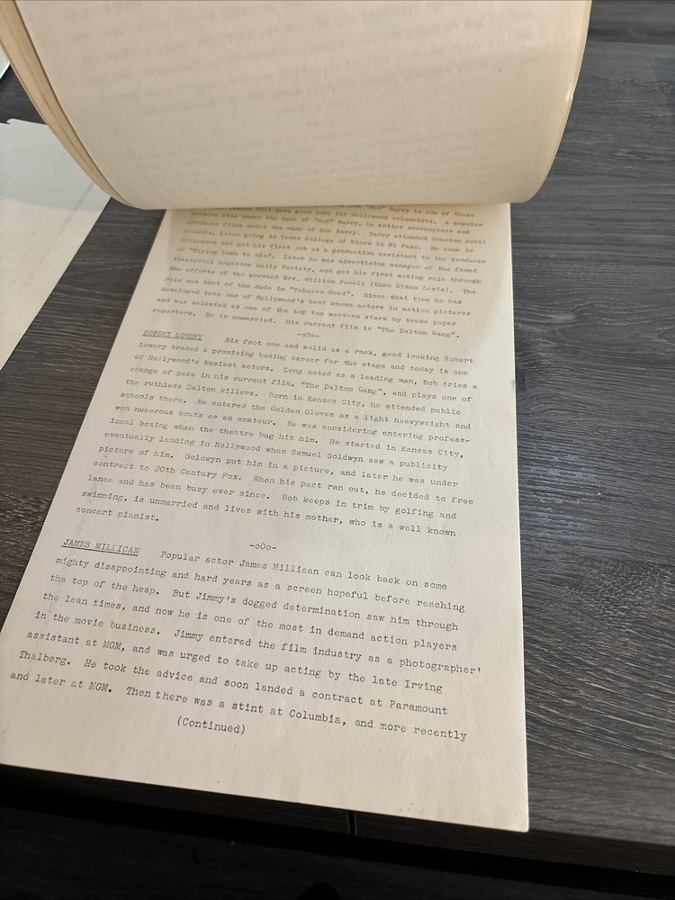 1949 The Dalton Gang Script Not Complete (G)