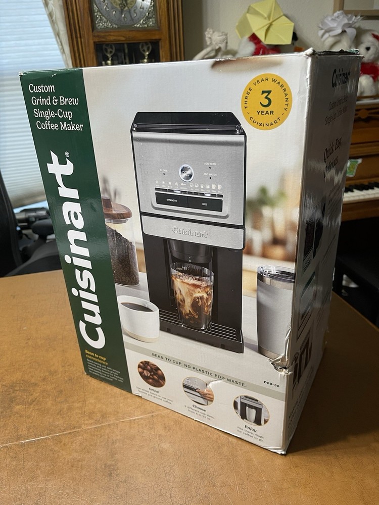 Cuisinart Custom Grind & Brew Single-Cup Coffee Maker DGB-30
