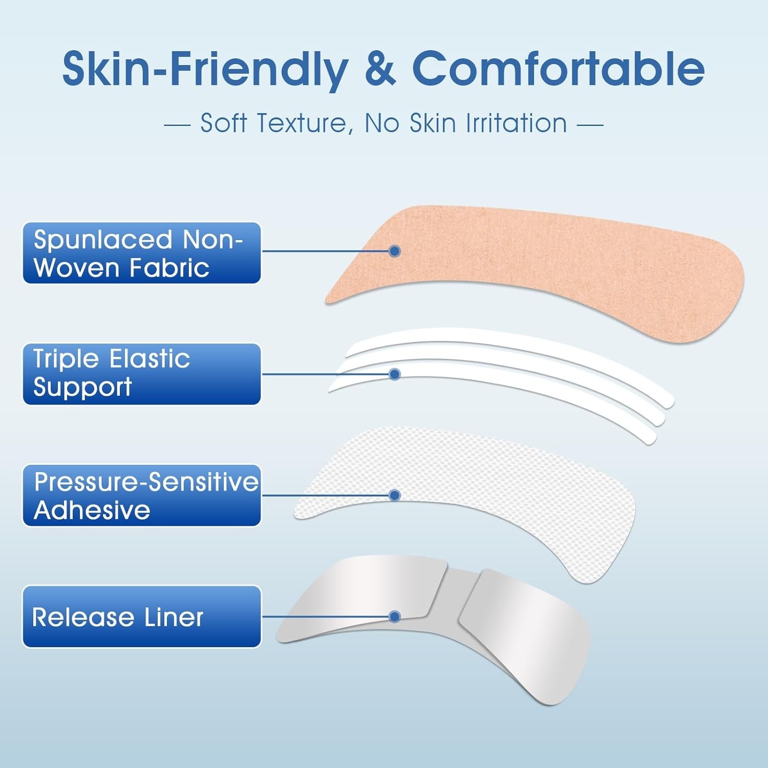 70 Pcs Nasal Strips，Extra Strength, Sweat-Proof Adhesive Performance Nose Strips