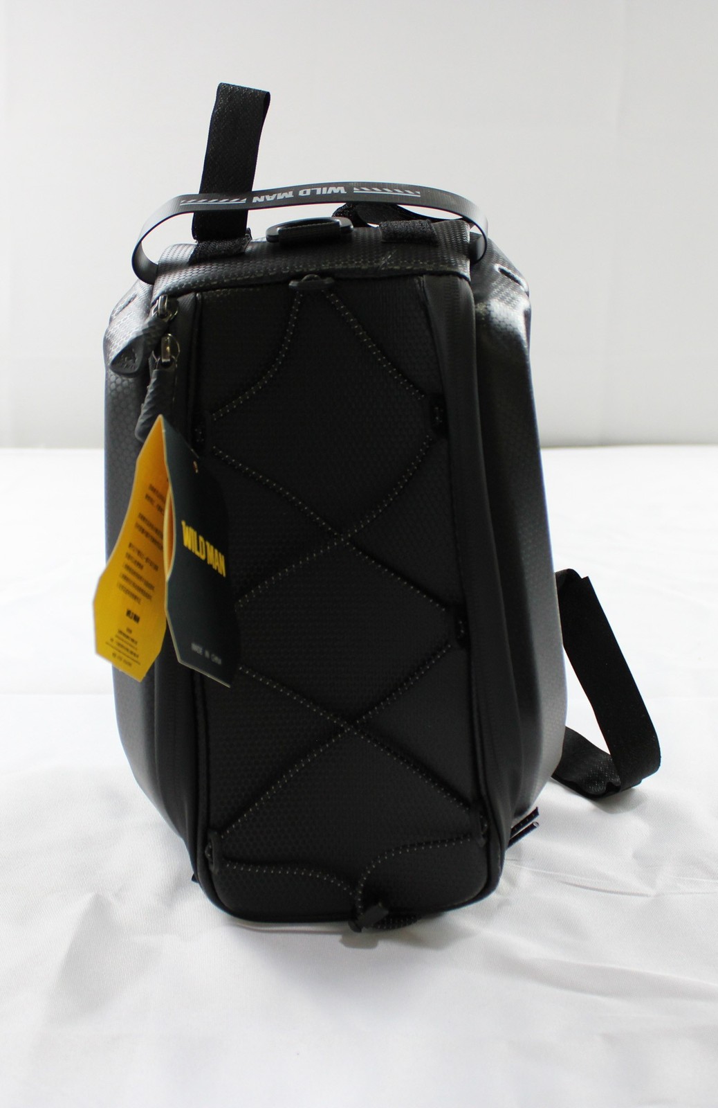 Wild Man Men's Waterproof Hard-Shell Bicycle Bag AC2 Black One Size NWT