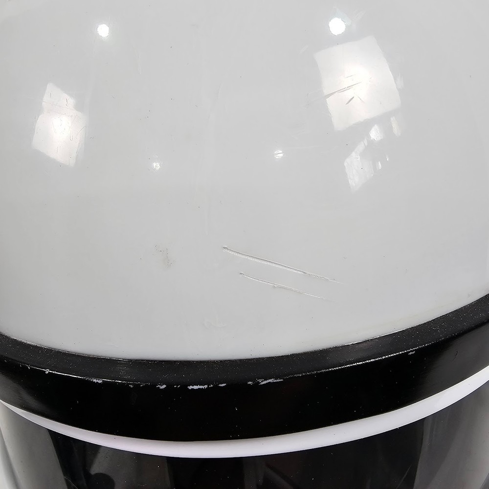 2008 Hasbro White Star Wars Clone Trooper Electronic Helmet - TESTED & Working