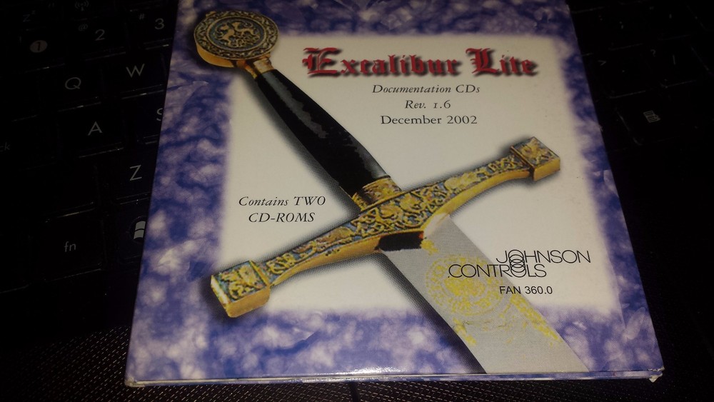 JOHNSON CONTROLS EXCALIBUR LITE DOCUMENTATION CDS DECEMBER 2002