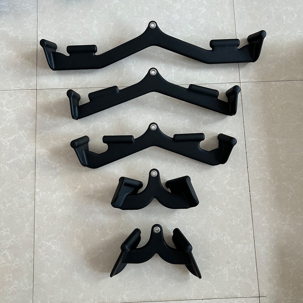 5PC Lat Pull Down Bar T bar Row Attachment V Bar Tricep Lat Pulldown Attachments