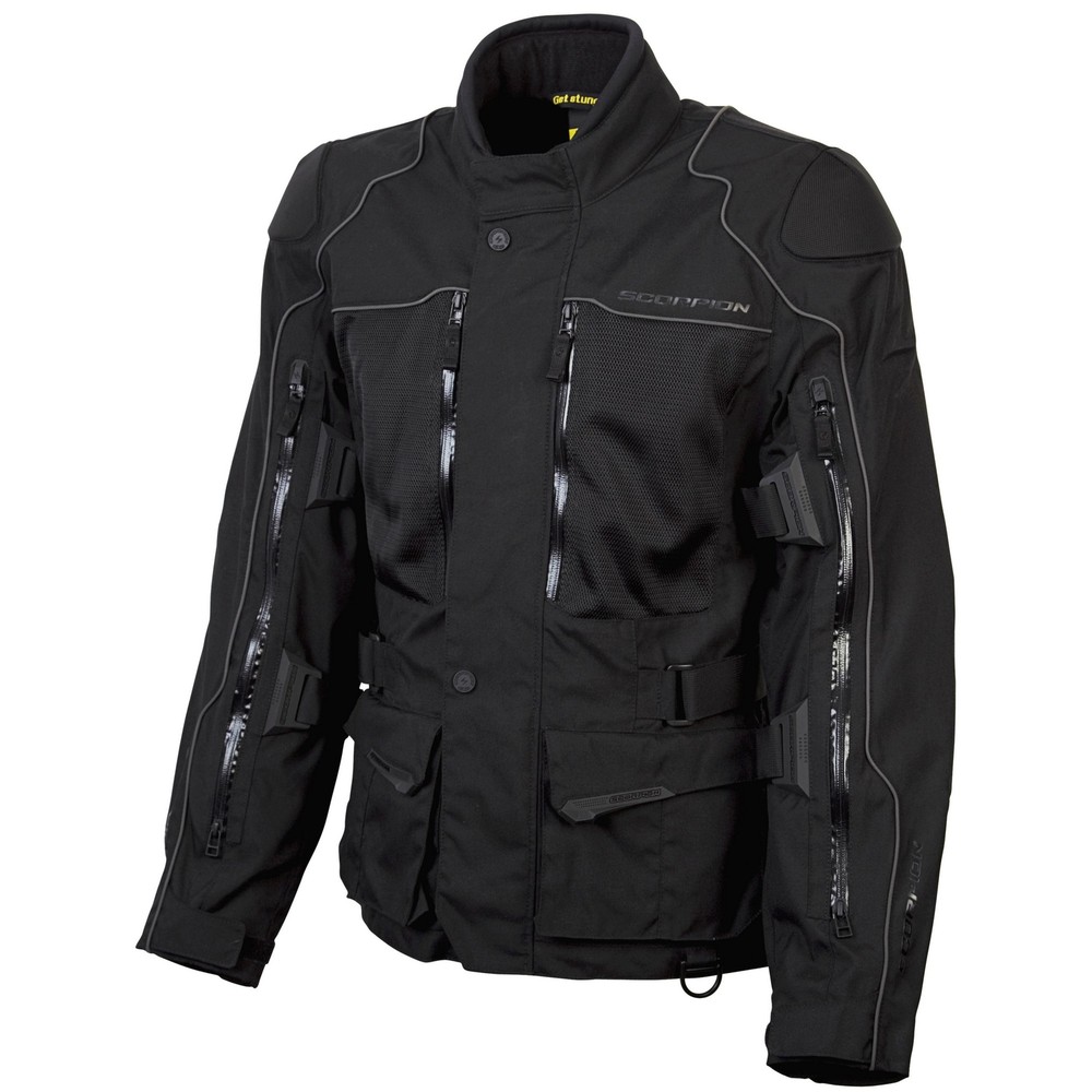 Scorpion Yosemite Mens Textile Motorcycle Jacket Black