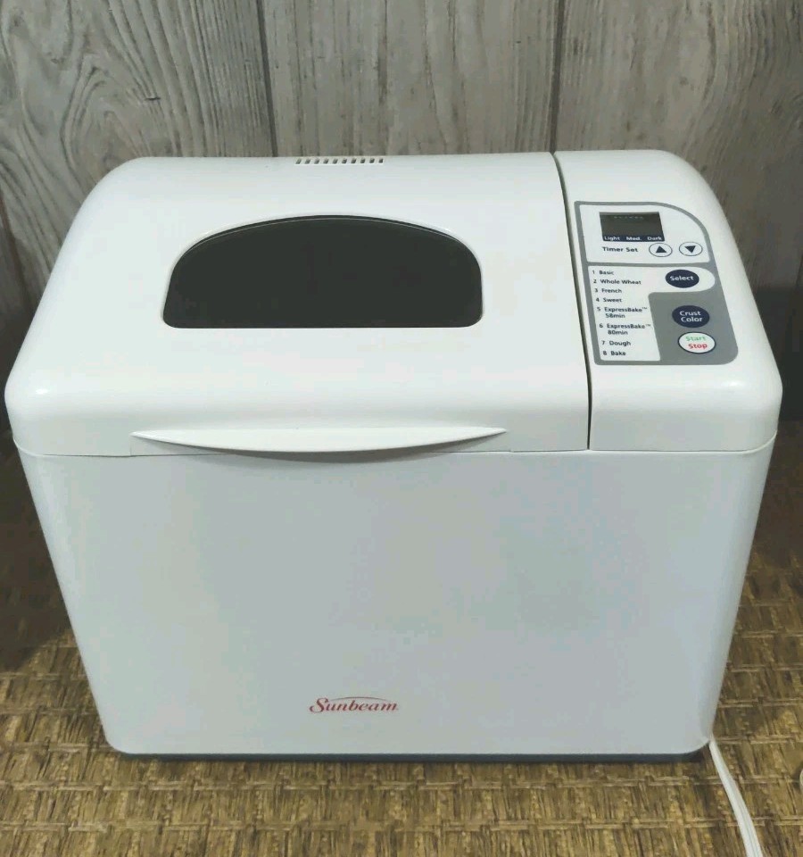 Sunbeam ExpressBake 5833 Bread Maker Machine 2lb Tested Working